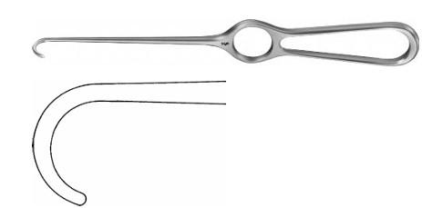 КОХЕР РЕТРАКТОР 1-ЗУБ. ТУП. T 220MM